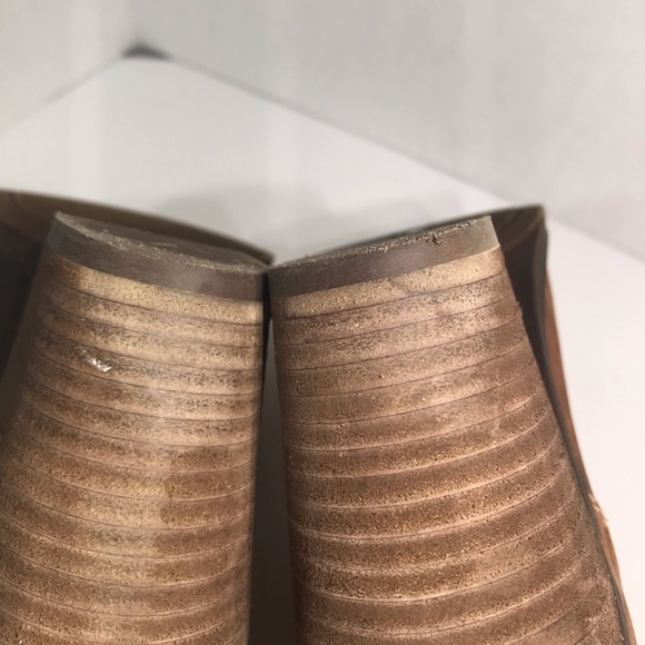 Womens Lucky Brand Brown Suede Ankle Booties 7.5 - Picture 7 of 8